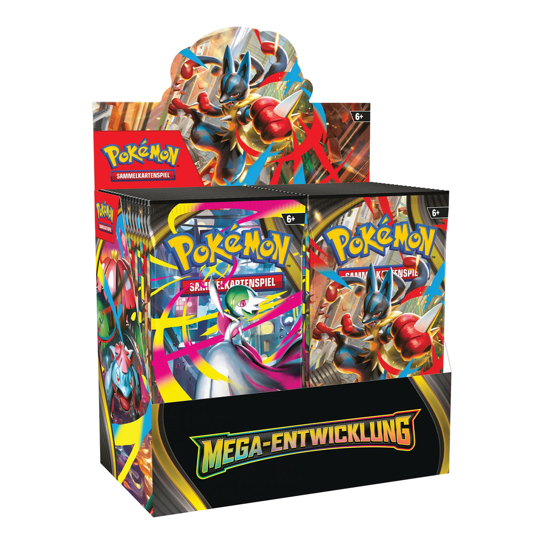 Pokemon Mega Entwicklung Booster Display DE