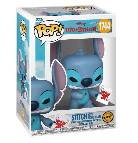 Disney Funko POP Stitch with Mood Chart #1744 Limited Chase Edition