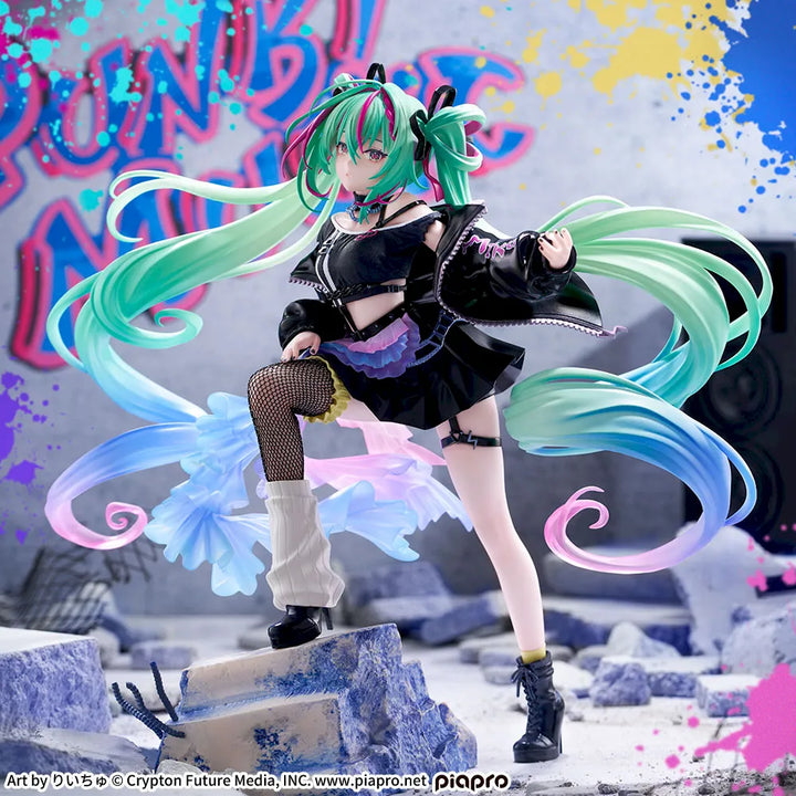 Sega Hatsune Miku FIGURIZMa Statue Hatsune Miku Punk! 23 cm