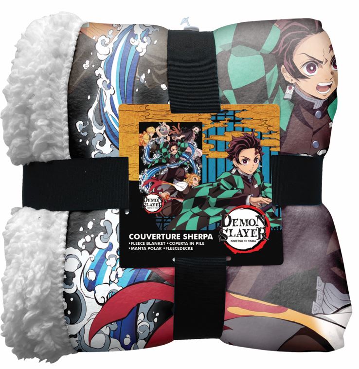 Demon Slayer Decke 100x150 cm Sherpa-Fleece