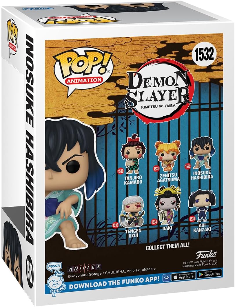 Demon Slayer Inosuke Hashibira Funko POP #1532 EAN 0889698755726