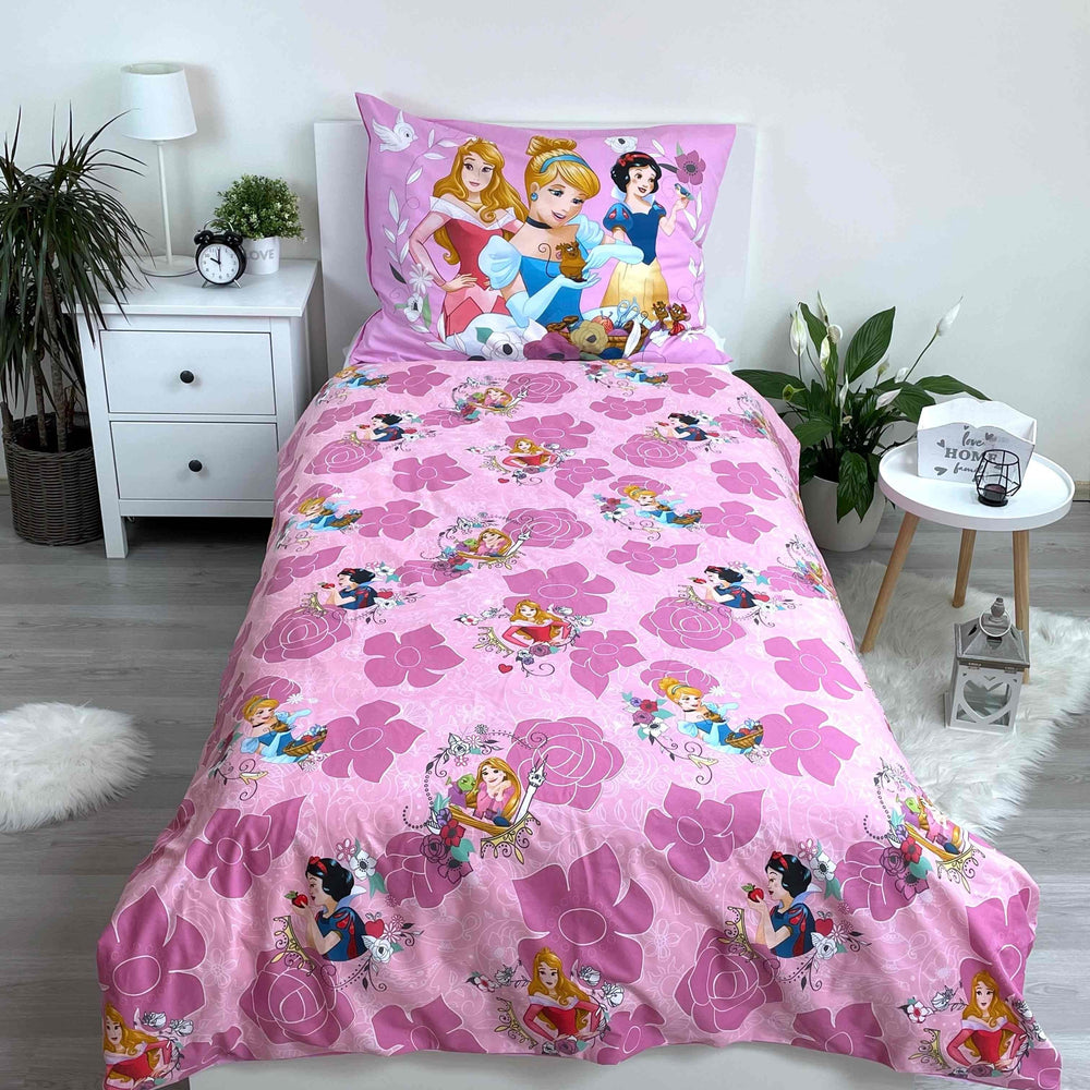 Disney Princess Bettwäsche 140x200 + 70x90 cm Baumwolle EAN 8592753016763