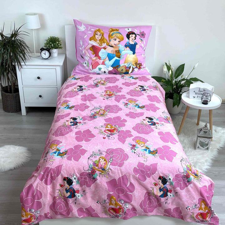 Disney Princess Bettwäsche 140x200 + 70x90 cm Baumwolle EAN 8592753016763