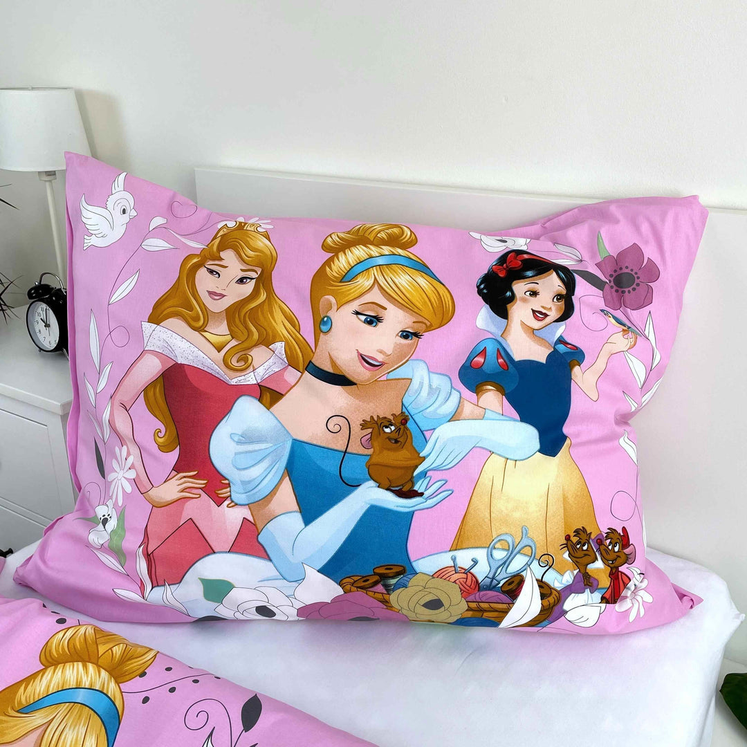 Disney Princess Bettwäsche 140x200 + 70x90 cm Baumwolle EAN 8592753016763