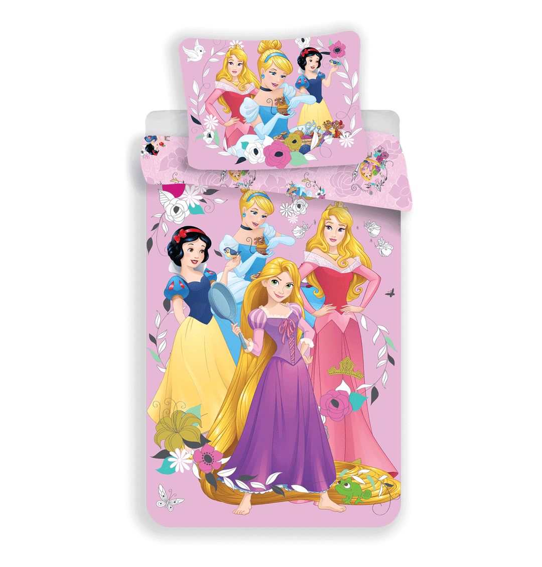 Disney Princess Bettwäsche 140x200 + 70x90 cm Baumwolle EAN 8592753016763