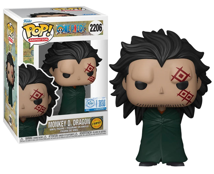 One Piece Funko POP Monkey D. Dragon #2206 Limited Chase Edition