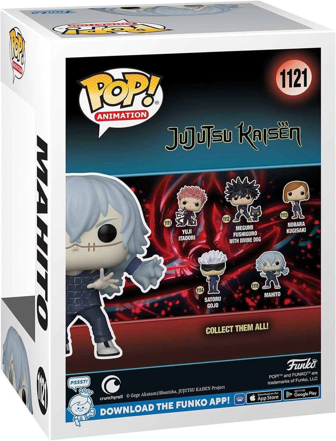 Jujutsu Kaisen Mahito Funko POP Special Edition #1121 EAN 0889698623360