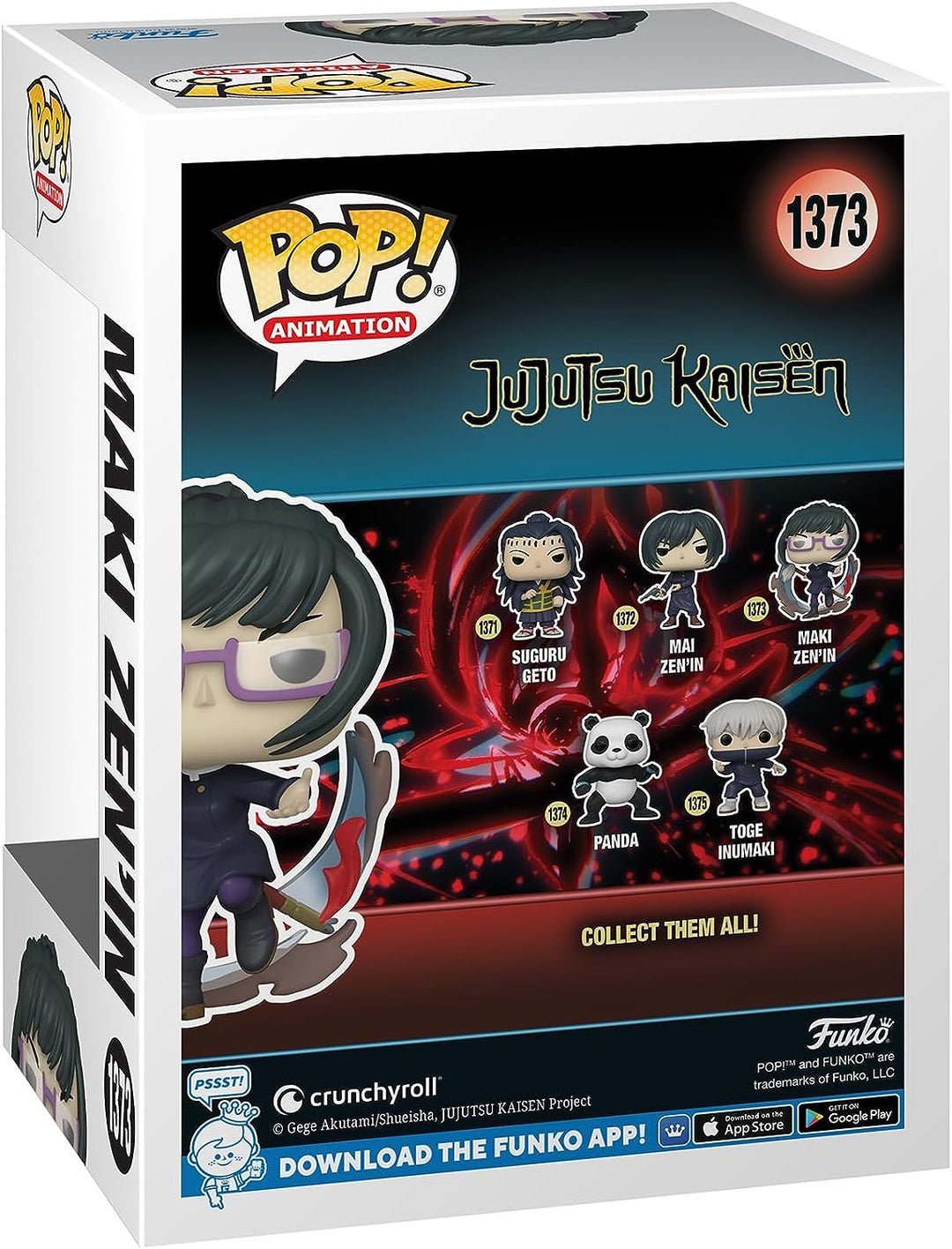 Jujutsu Kaisen Maki Zen'In Funko POP #1373 EAN 0889698720458