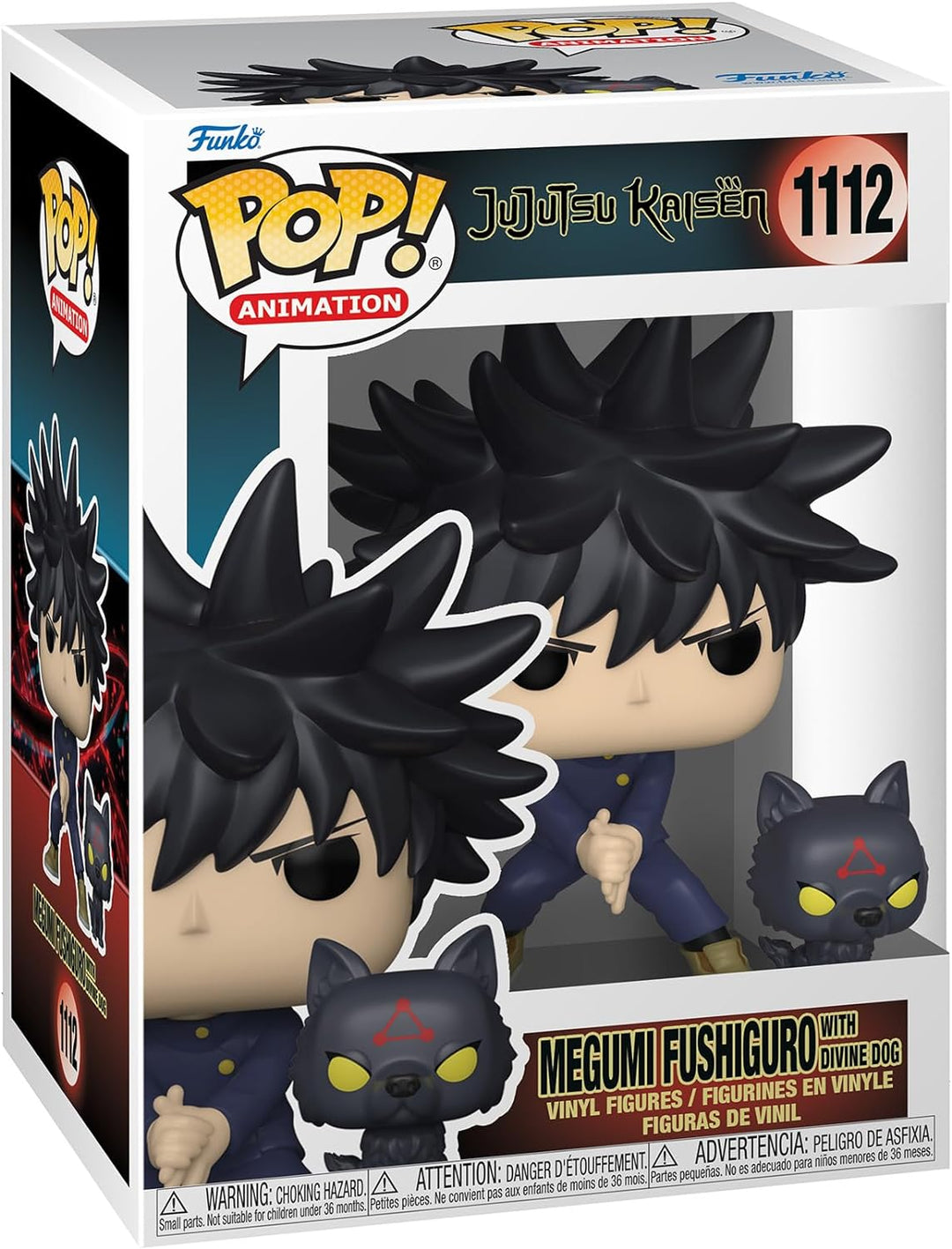 Jujutsu Kaisen Megumi Fushiguro Funko POP #1112 EAN 0889698613606