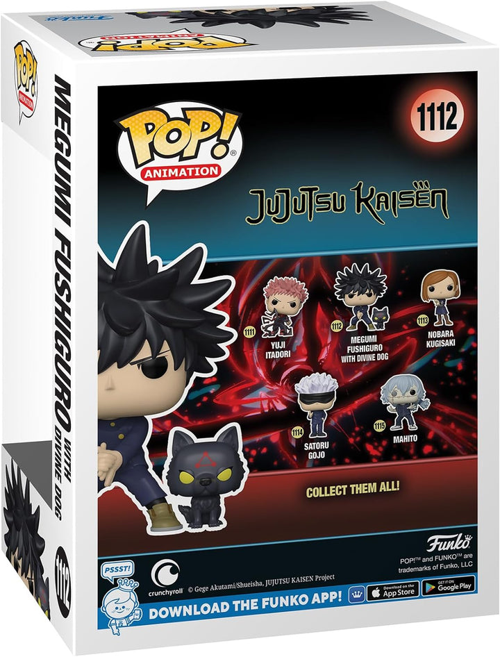 Jujutsu Kaisen Megumi Fushiguro Funko POP #1112 EAN 0889698613606