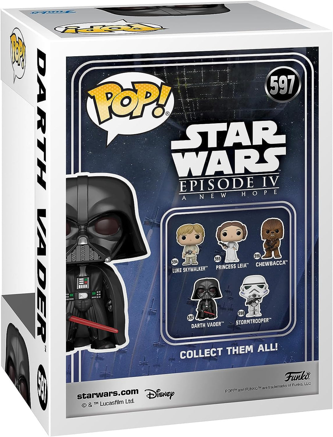 Star Wars Darth Vader Funko POP #597