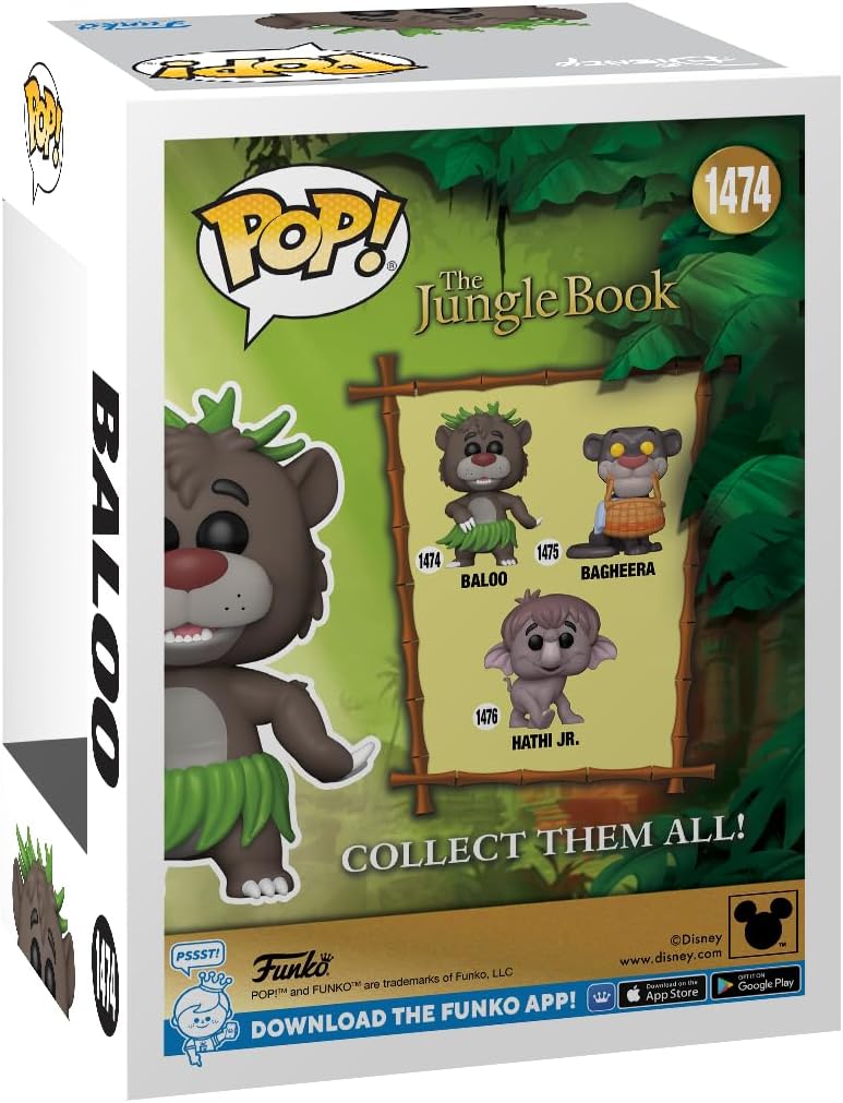 Disney Das Dschungelbuch Funko POP Baloo #1474