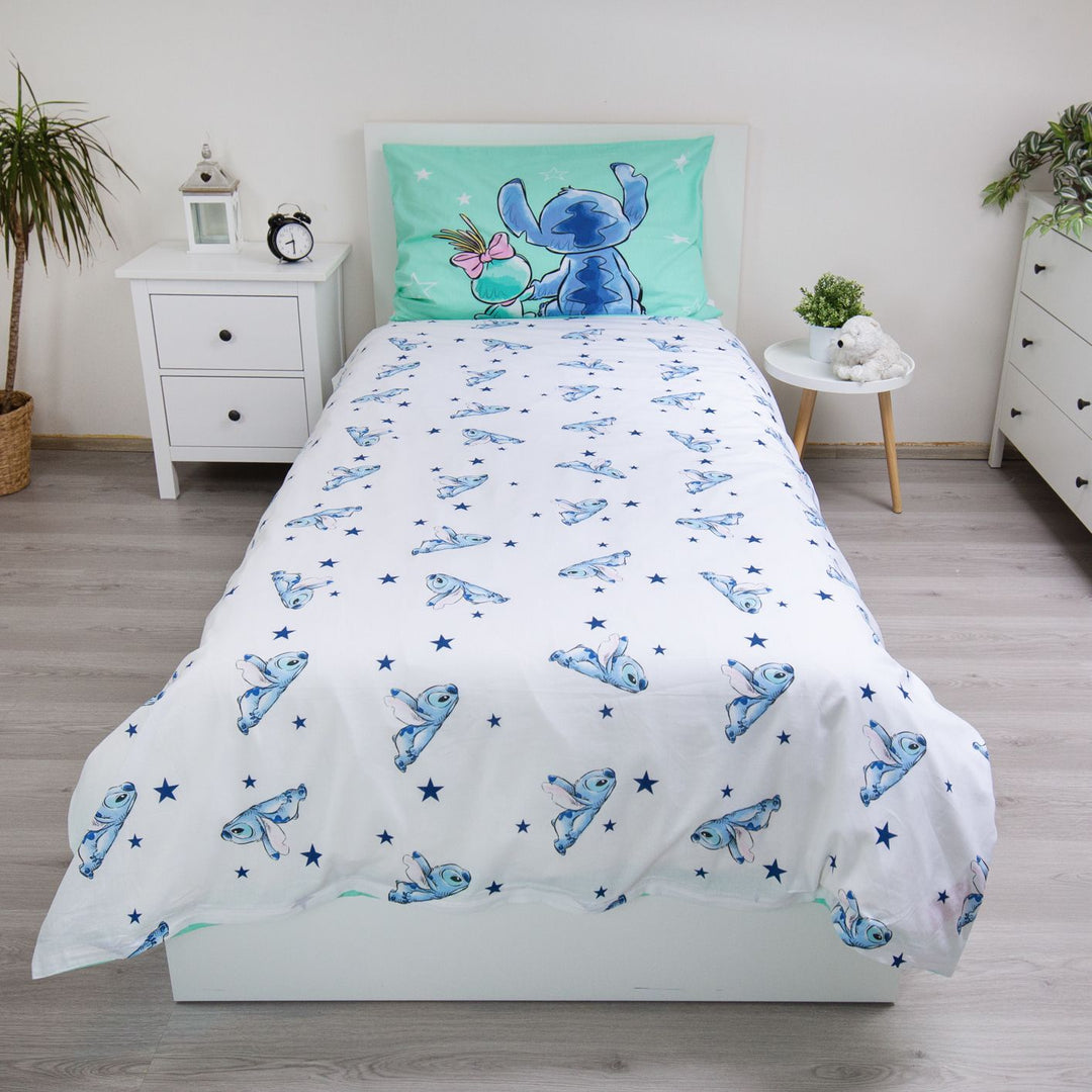 Disney Stitch Buddies Bettwäsche 140x200 cm Baumwolle