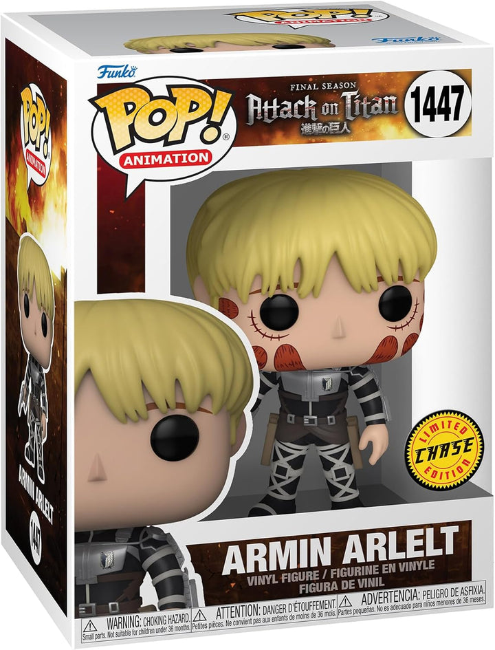 Funko POP Attack on Titan Armin Arlelt #1447 Limited Chase Edition
