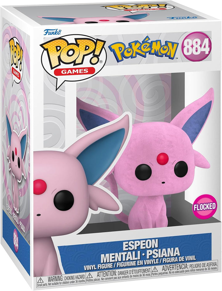 Pokemon Funko POP Espeon - Psiana Flocked #884