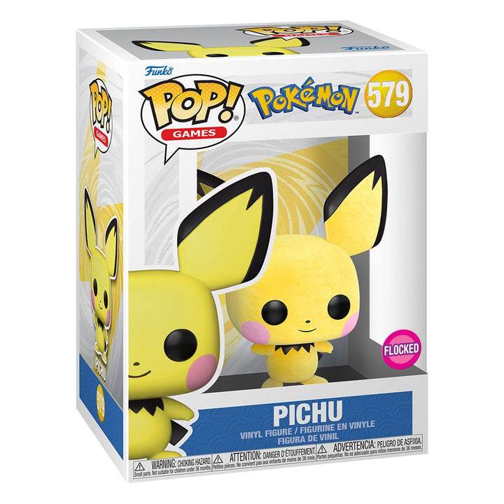 Pokemon Funko POP Pichu Flocked #579