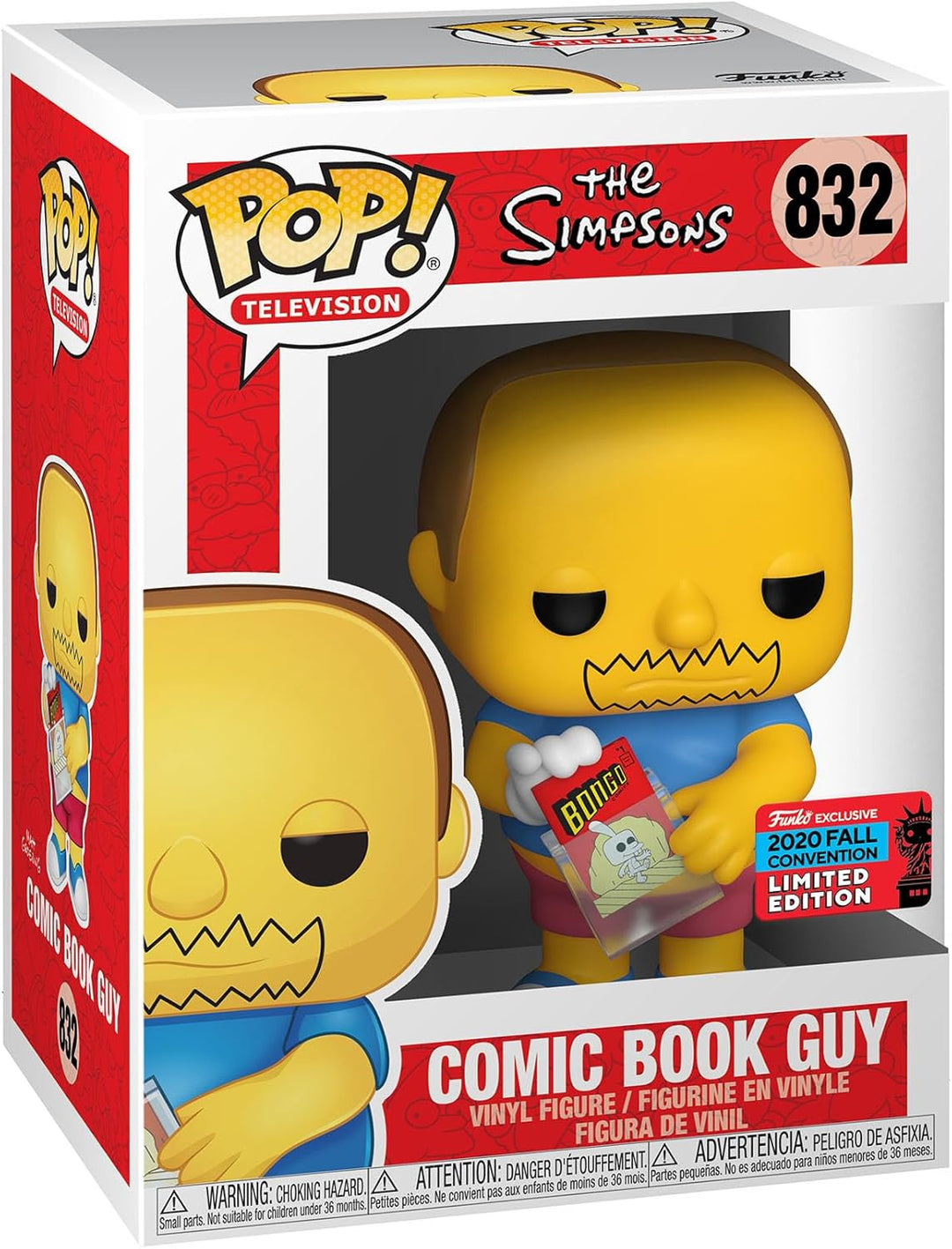 Funko POP The Simpsons Comic Book Guy #832