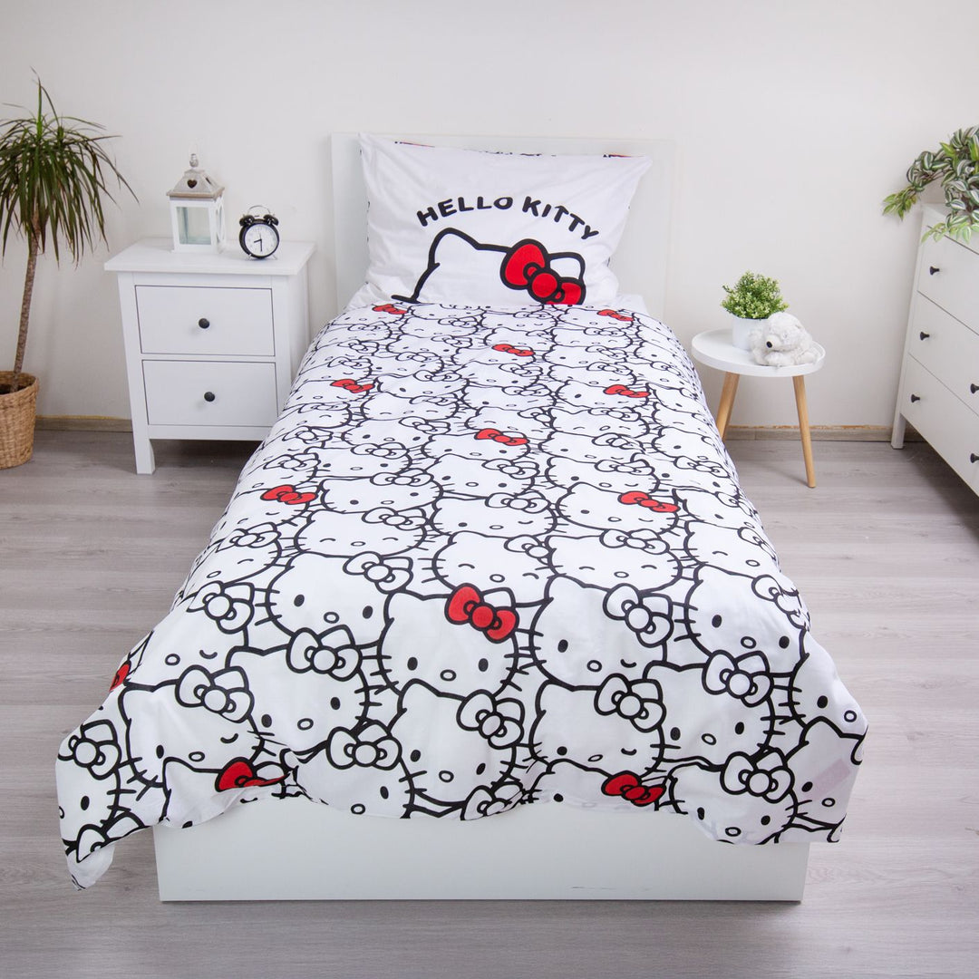 Hello Kitty Bettwäsche 140x200 cm Baumwolle