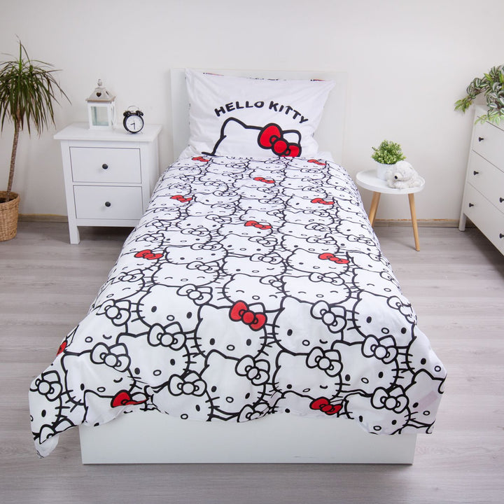 Hello Kitty Bettwäsche 140x200 cm Baumwolle