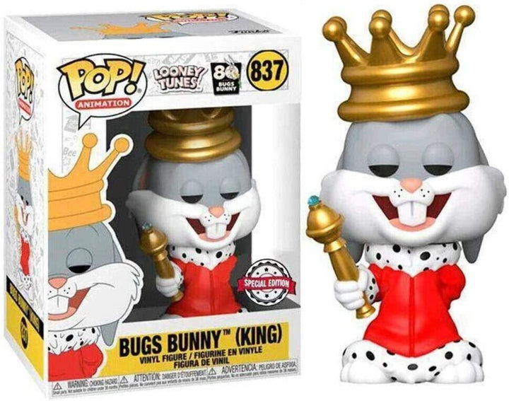 Looney Tunes Funko POP Bugs Bunny (King) #837