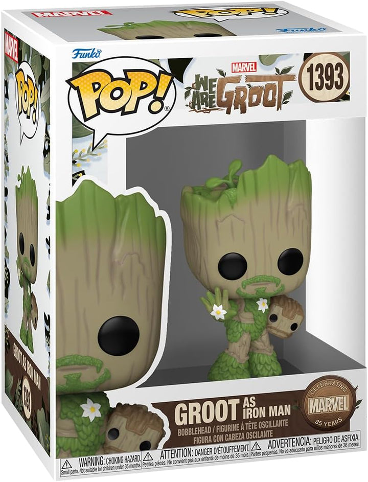 Marvel Funko POP Groot as Iron Man #1393