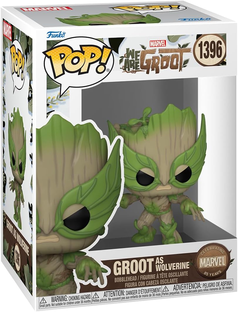 Marvel Funko POP Groot as Wolverine #1396