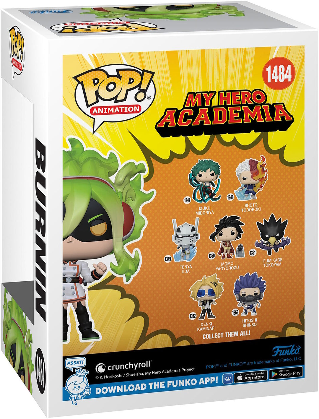 My Hero Academia Funko POP Burnin Limited Glow Chase Edition #1484