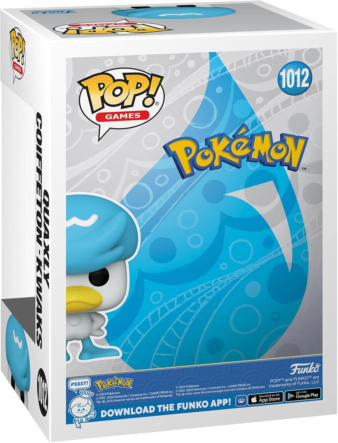 Pokemon Funko POP Quaxly - Kwaks #1012