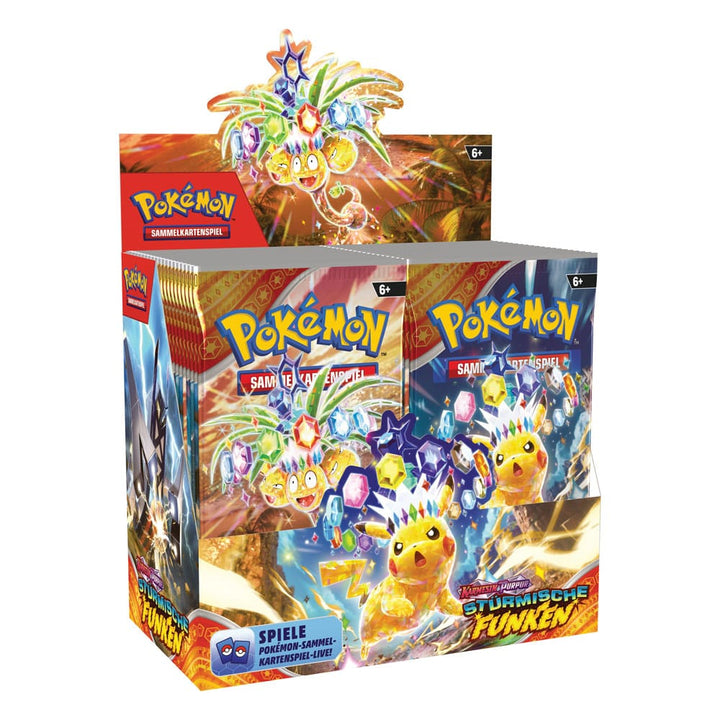 Pokemon Stürmische Funken Booster Display DE