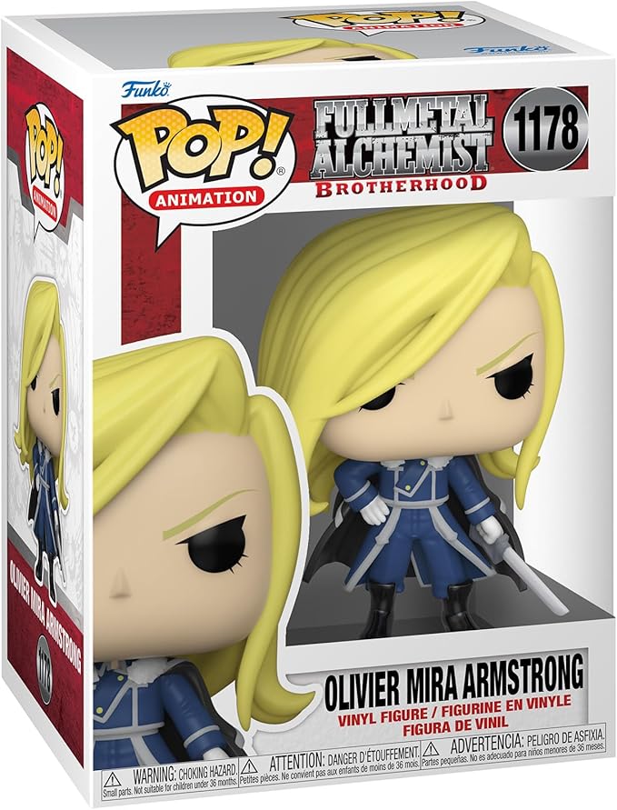Fullmetal Alchemist Brotherhood Funko POP Olivier Mira Armstrong #1178