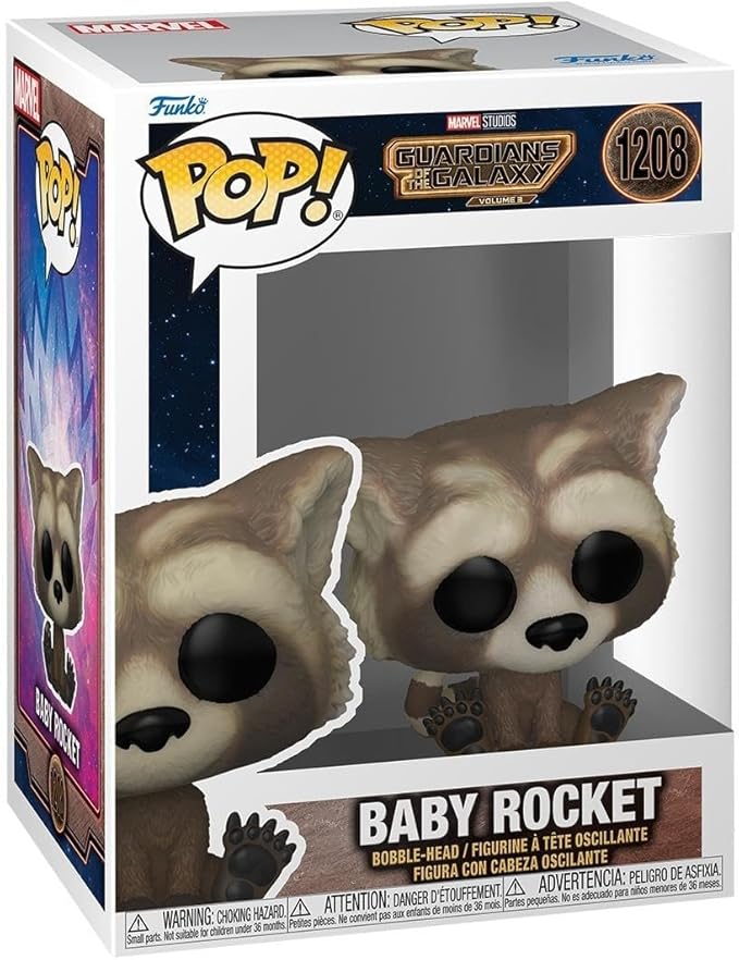 Marvel Funko POP Guardians of the Galaxy Vol. 3 Baby Rocket #1208