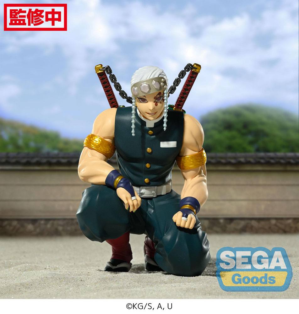 Sega Goods Demon Slayer Tengen Uzui Perching 13 cm