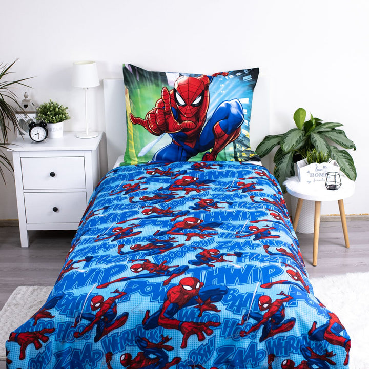 Spiderman Bettwäsche Baumwolle 140x200 cm + 70x90 cm