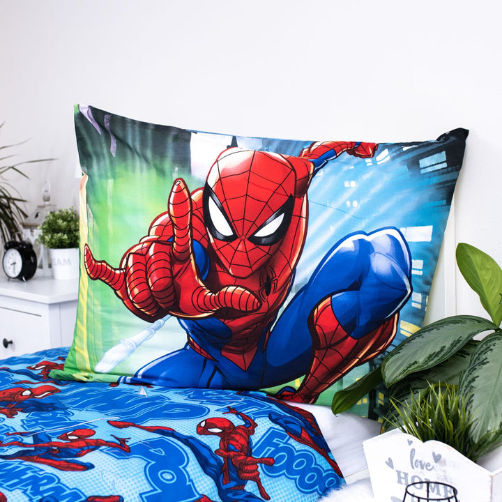 Spiderman Bettwäsche Baumwolle 140x200 cm + 70x90 cm