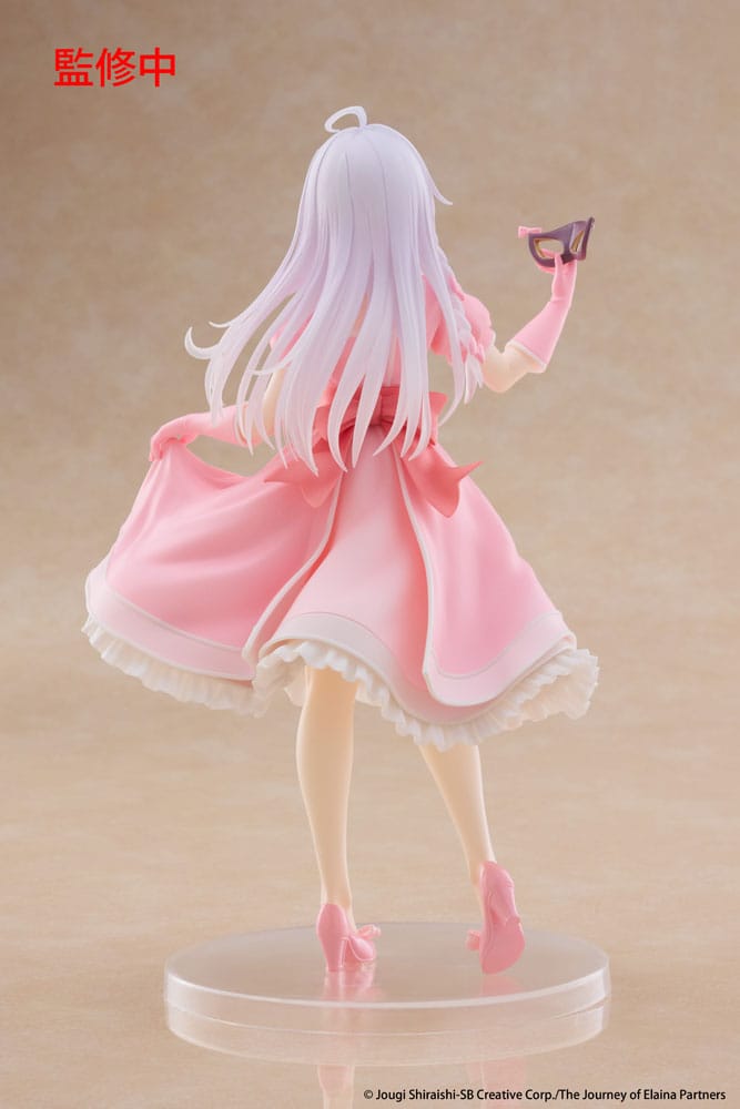 Taito Wandering Witch Coreful Statue Elaina Mask & Party Dress 18 cm