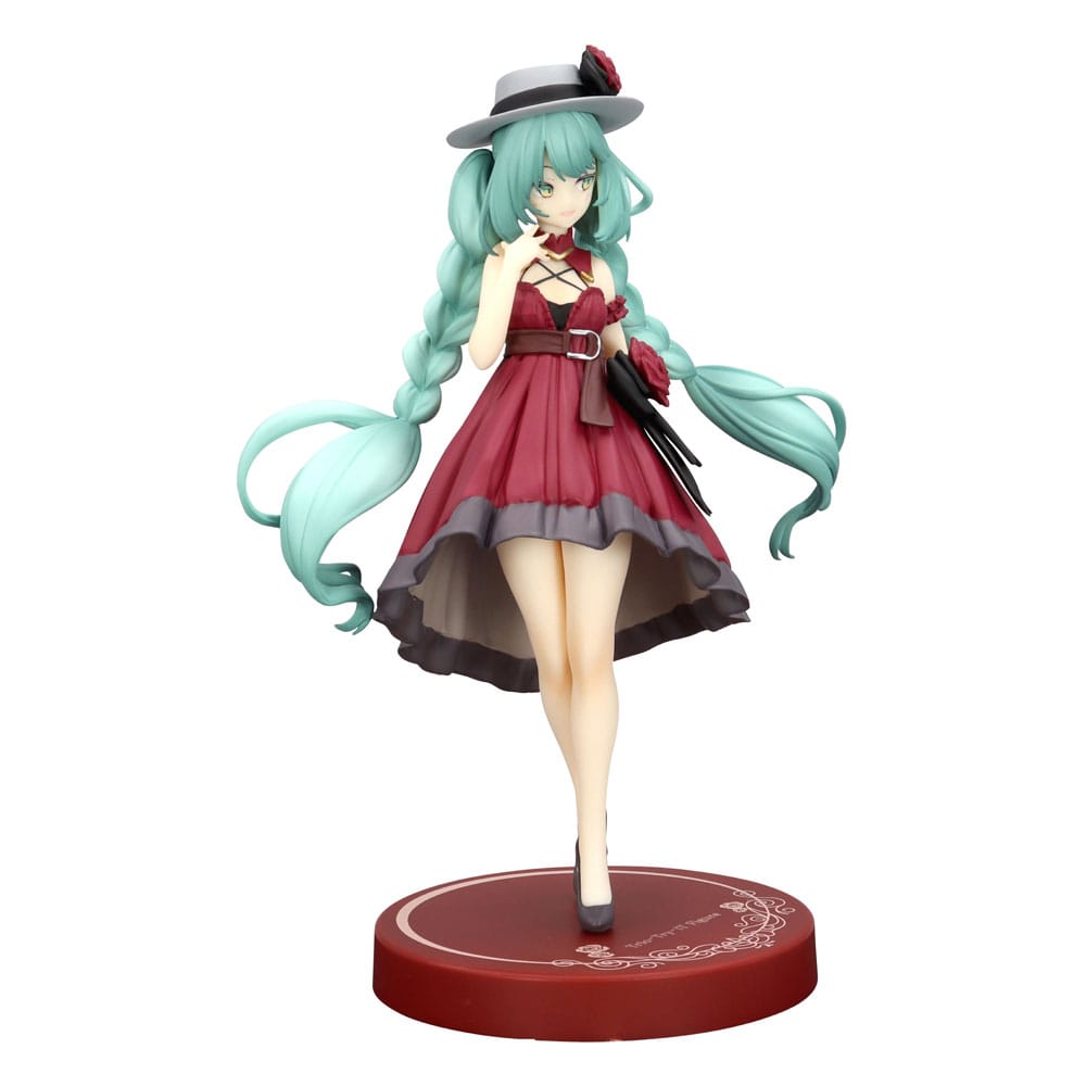 Hatsune Miku Figur Outing Dress Red Color 