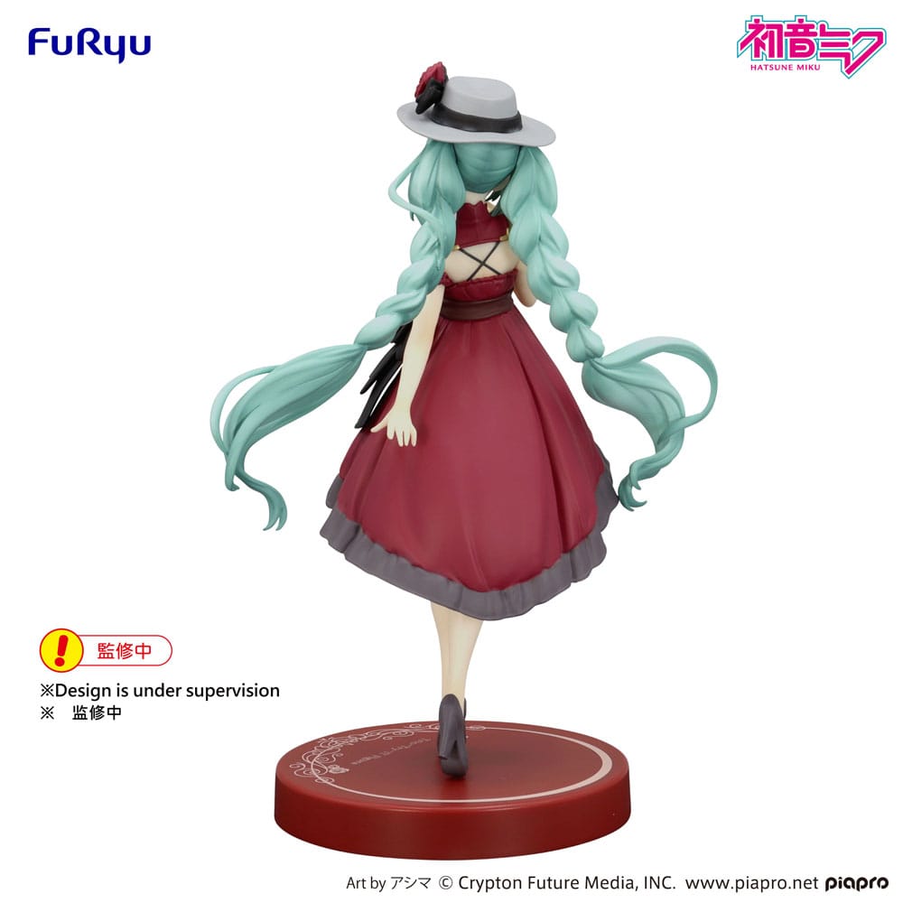 Hatsune Miku Figur Outing Dress Red Color 
