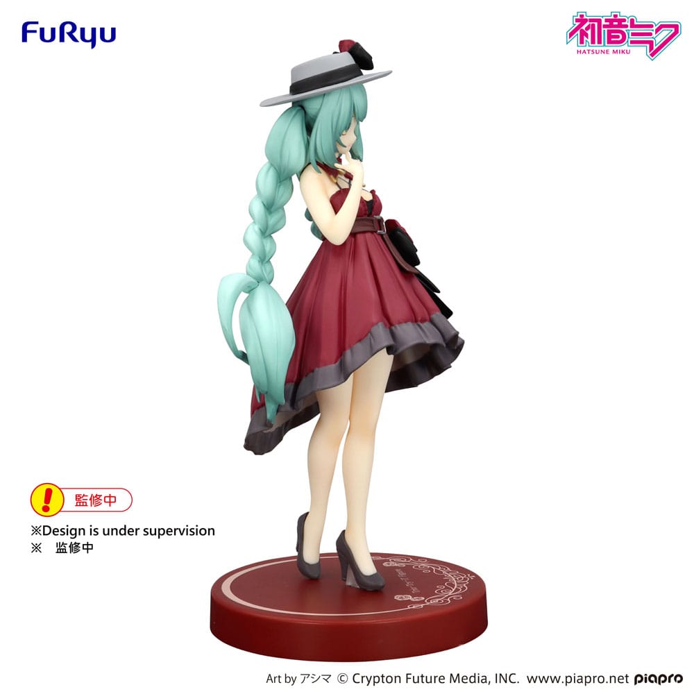 Hatsune Miku Figur Outing Dress Red Color 