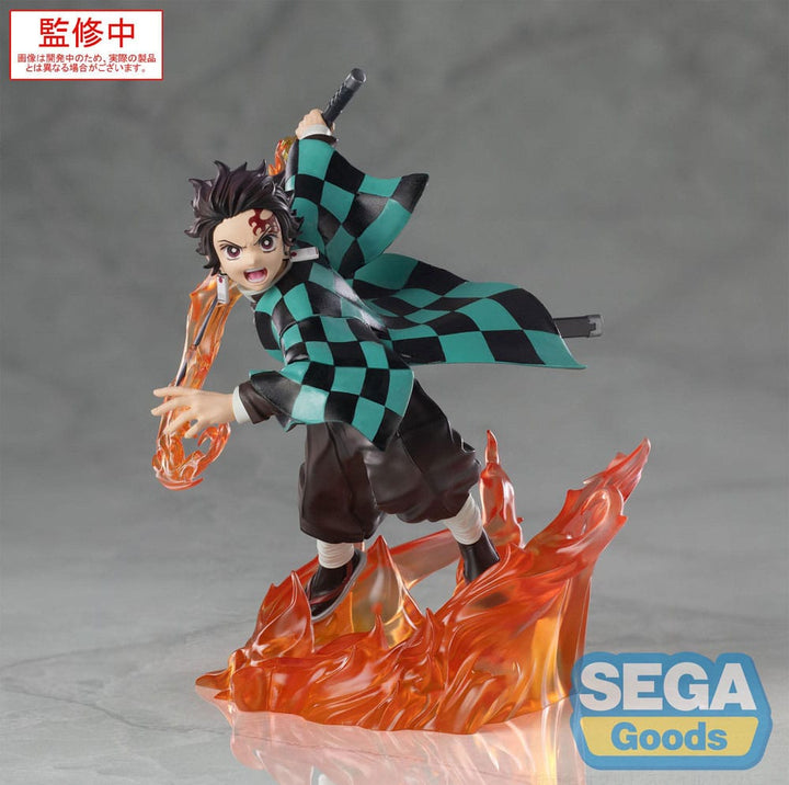 Sega Demon Slayer Xross Link Statue Tanjiro Kamado 15 cm