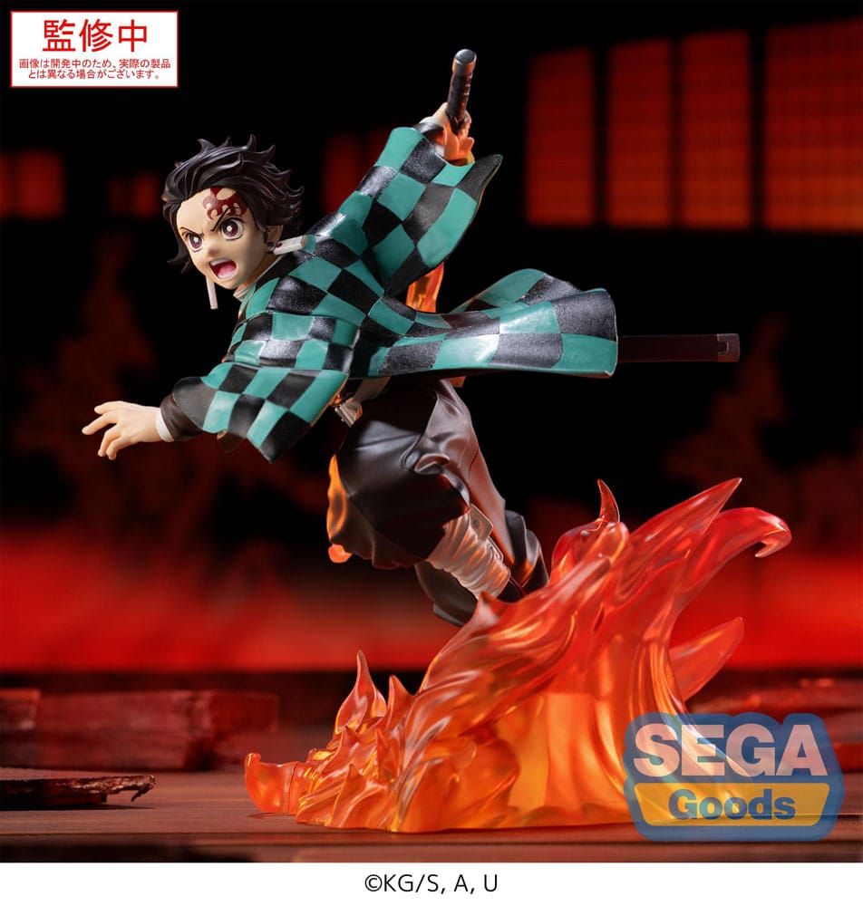 Sega Demon Slayer Xross Link Statue Tanjiro Kamado 15 cm