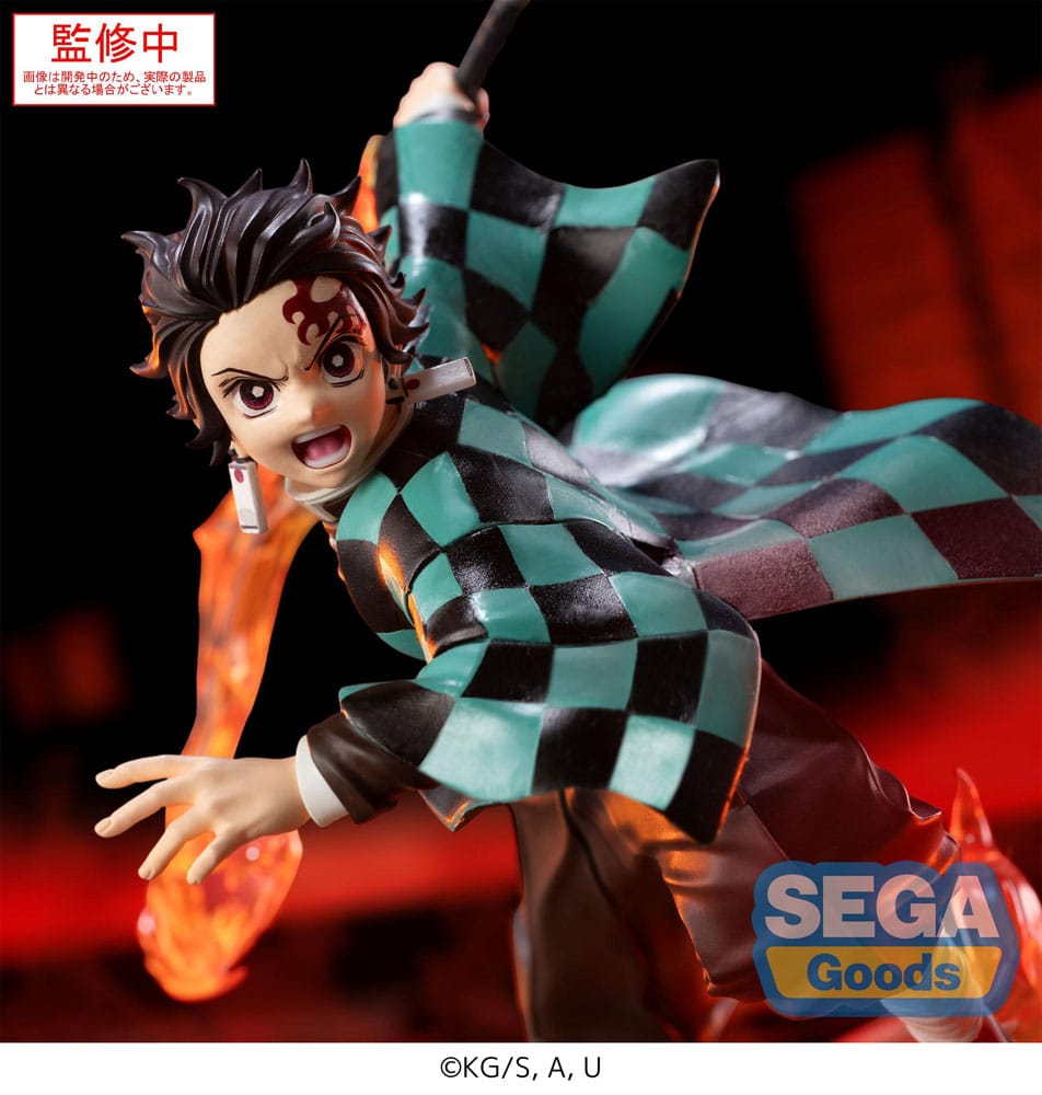 Sega Demon Slayer Xross Link Statue Tanjiro Kamado 15 cm
