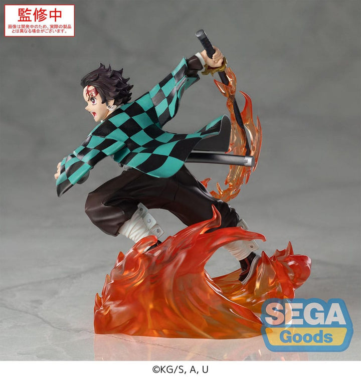 Sega Demon Slayer Xross Link Statue Tanjiro Kamado 15 cm