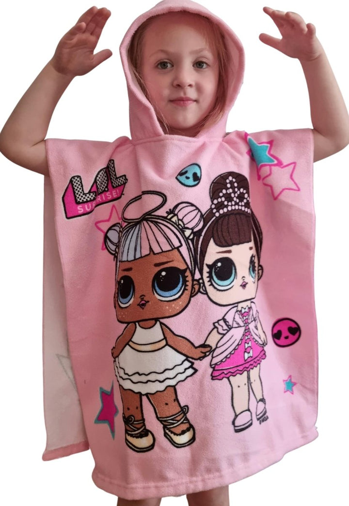 Badetuch LOL Surprise Poncho Kinder 55x110 cm von diliras.com | Dein Shop für Poncho