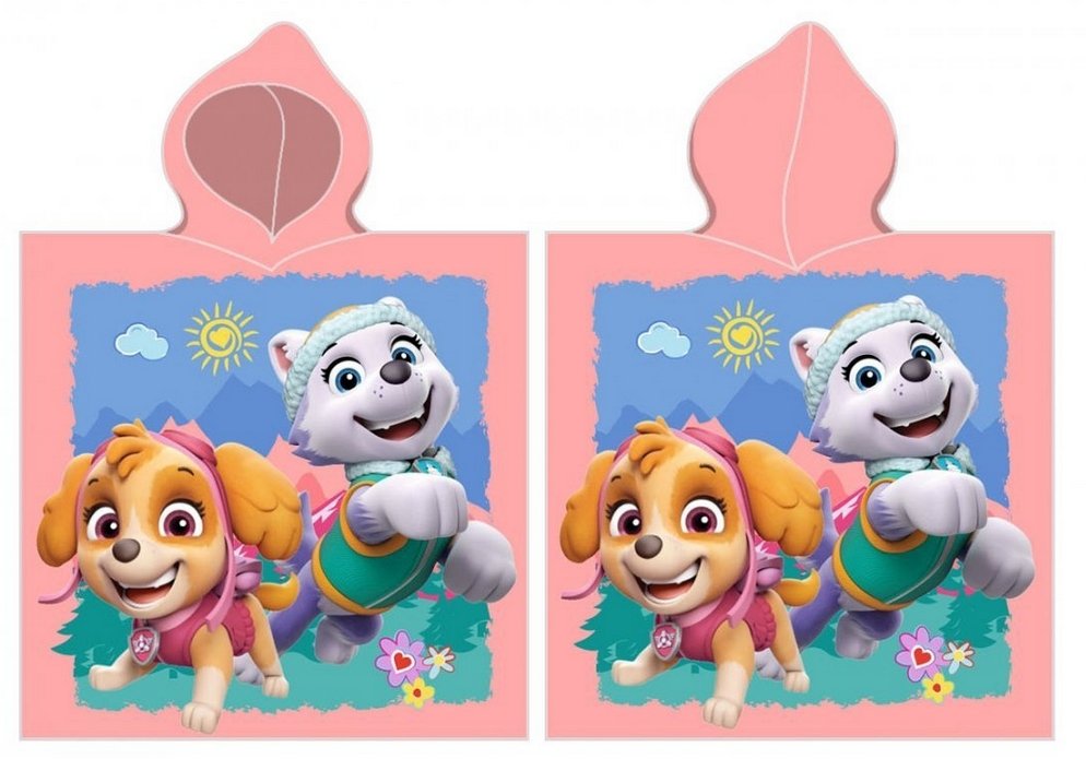 Badetuch Paw Patrol Poncho Kinder 55x110 cm von diliras.com | Dein Shop für Poncho