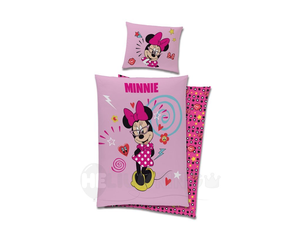 Minnie Mouse Bettwäsche 140x200 cm + 70x90 cm, 100% Baumwolle von diliras.com | Dein Shop für Bettwäsche Kinder