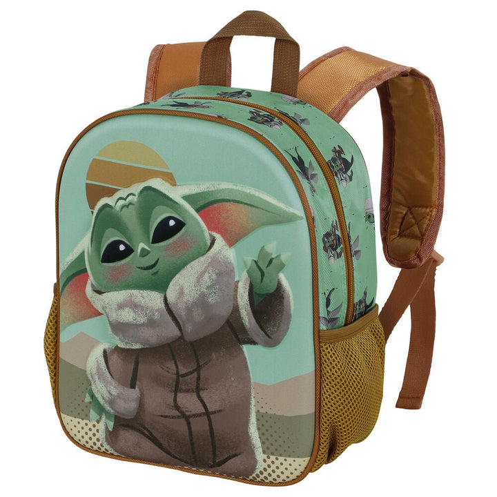 Star Wars Baby Yoda Rucksack 3D 31cm von diliras.com | Dein Shop für Kinderrucksäcke